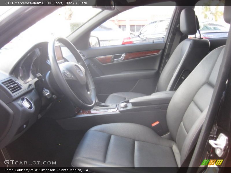 Black / Black 2011 Mercedes-Benz C 300 Sport