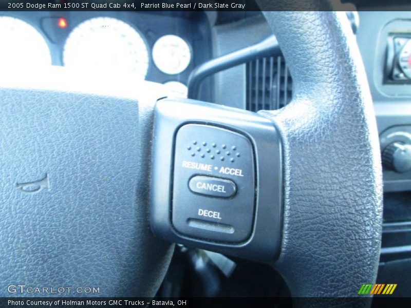 Patriot Blue Pearl / Dark Slate Gray 2005 Dodge Ram 1500 ST Quad Cab 4x4