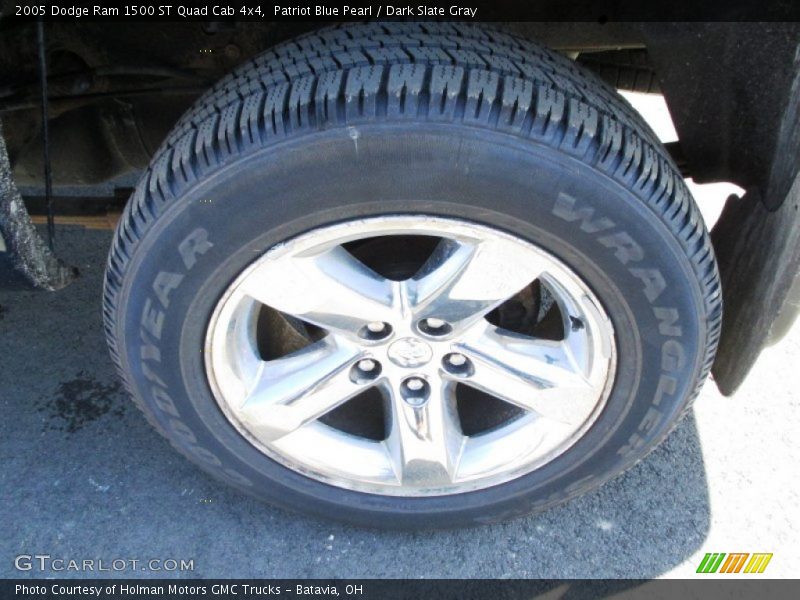 Patriot Blue Pearl / Dark Slate Gray 2005 Dodge Ram 1500 ST Quad Cab 4x4