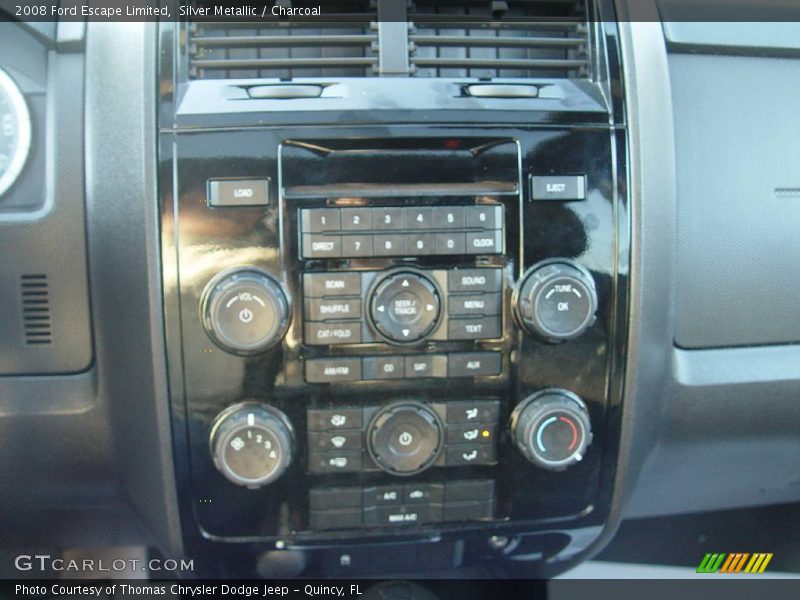 Silver Metallic / Charcoal 2008 Ford Escape Limited