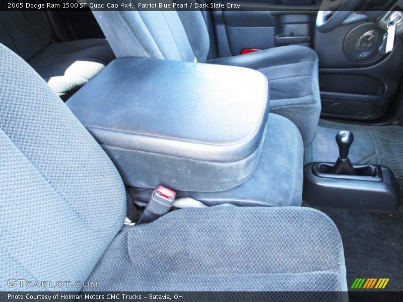 Patriot Blue Pearl / Dark Slate Gray 2005 Dodge Ram 1500 ST Quad Cab 4x4