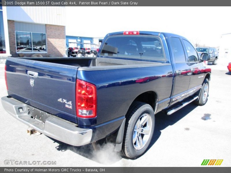 Patriot Blue Pearl / Dark Slate Gray 2005 Dodge Ram 1500 ST Quad Cab 4x4