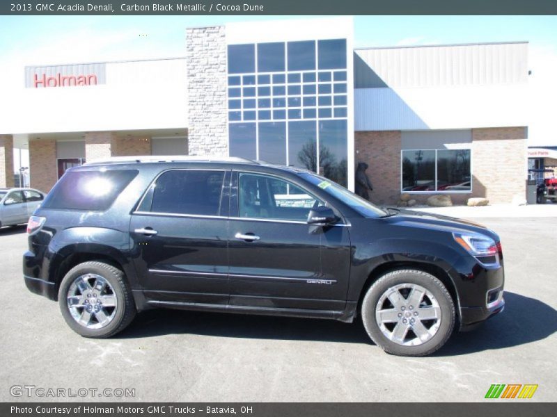 Carbon Black Metallic / Cocoa Dune 2013 GMC Acadia Denali