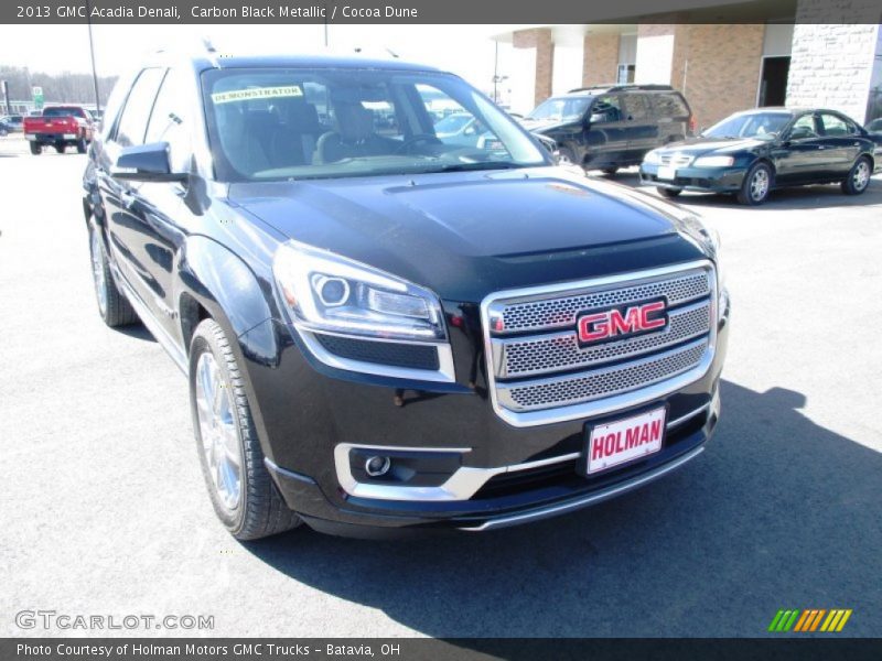 Carbon Black Metallic / Cocoa Dune 2013 GMC Acadia Denali