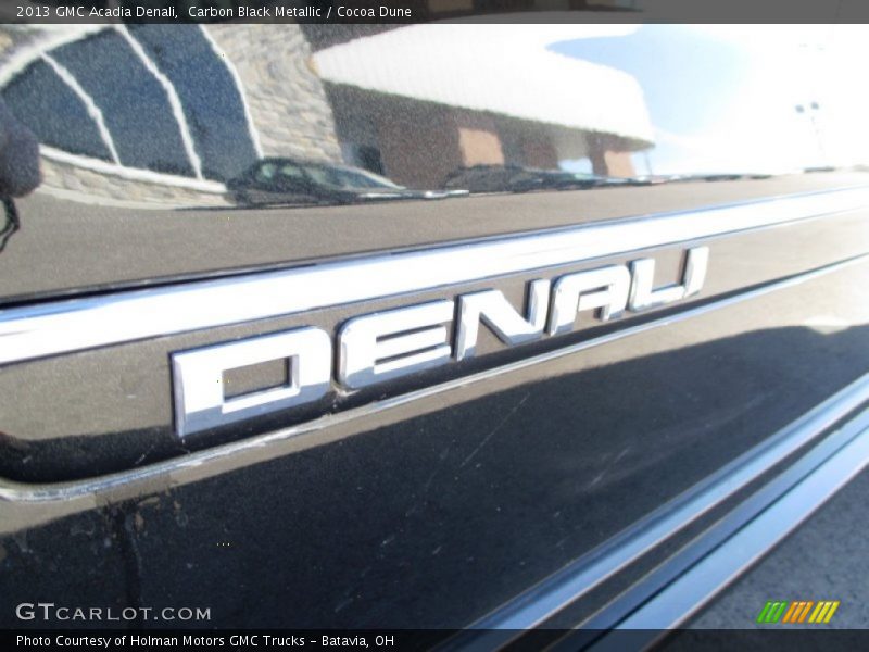 Carbon Black Metallic / Cocoa Dune 2013 GMC Acadia Denali