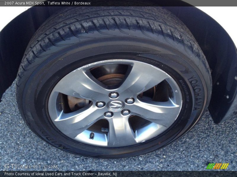 Taffeta White / Bordeaux 2007 Acura MDX Sport