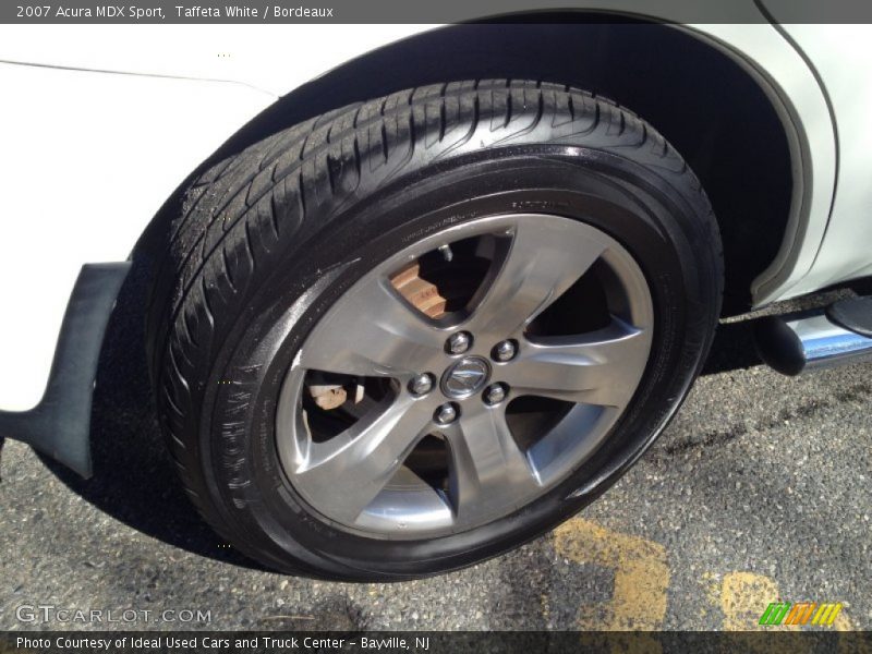 Taffeta White / Bordeaux 2007 Acura MDX Sport
