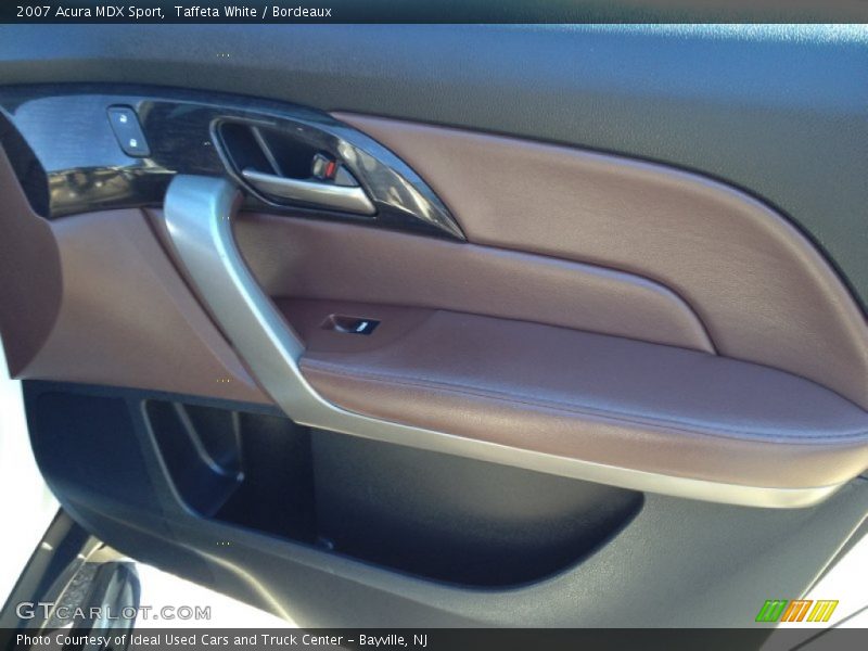 Taffeta White / Bordeaux 2007 Acura MDX Sport