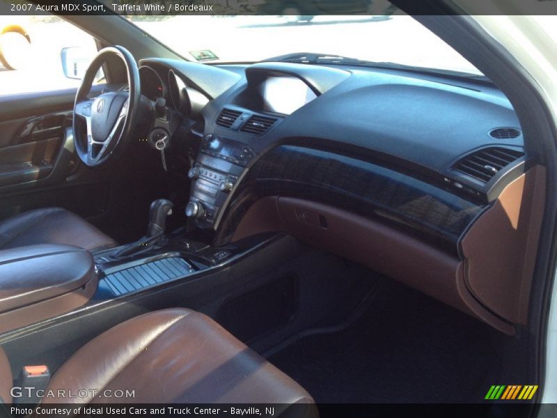 Taffeta White / Bordeaux 2007 Acura MDX Sport