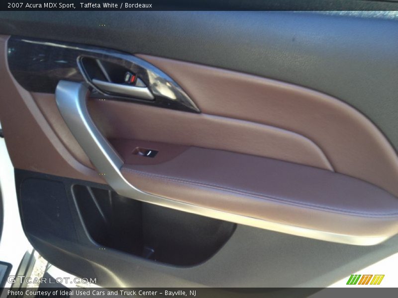 Taffeta White / Bordeaux 2007 Acura MDX Sport