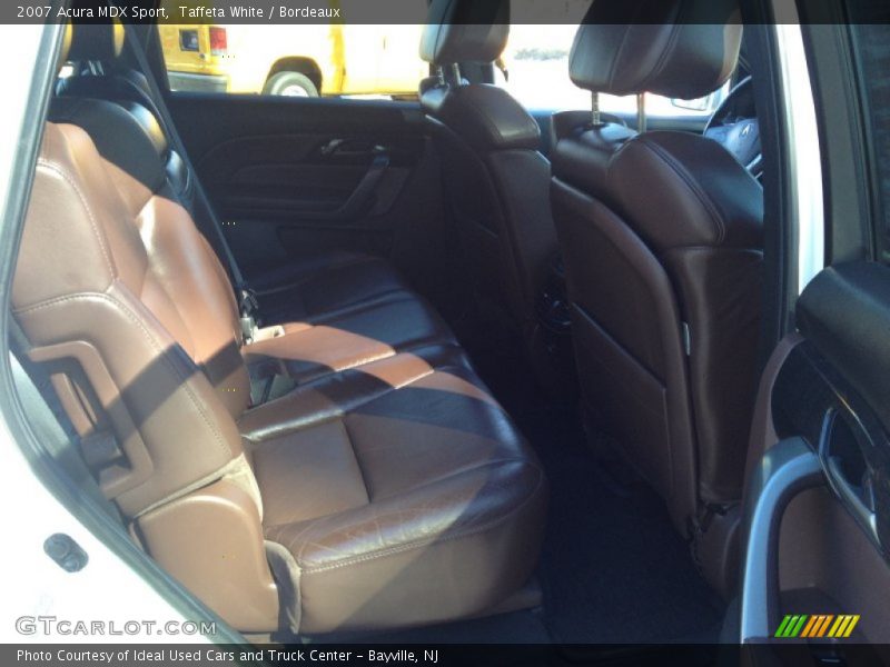 Taffeta White / Bordeaux 2007 Acura MDX Sport