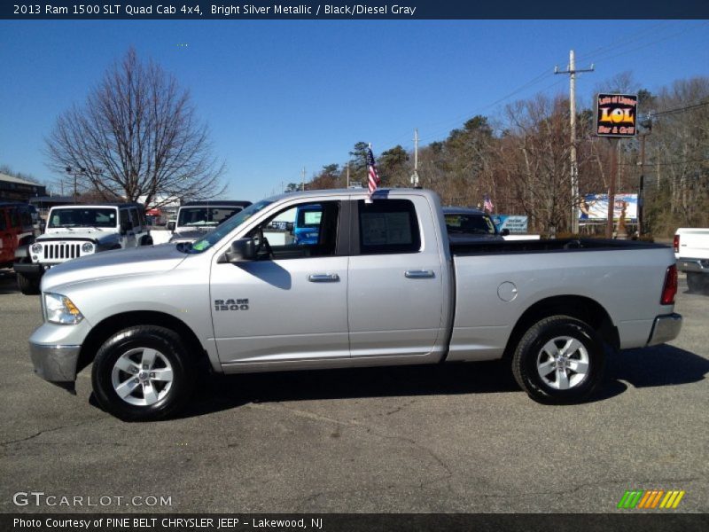  2013 1500 SLT Quad Cab 4x4 Bright Silver Metallic