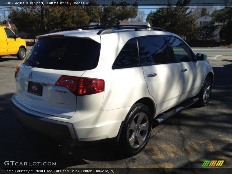 Taffeta White / Bordeaux 2007 Acura MDX Sport