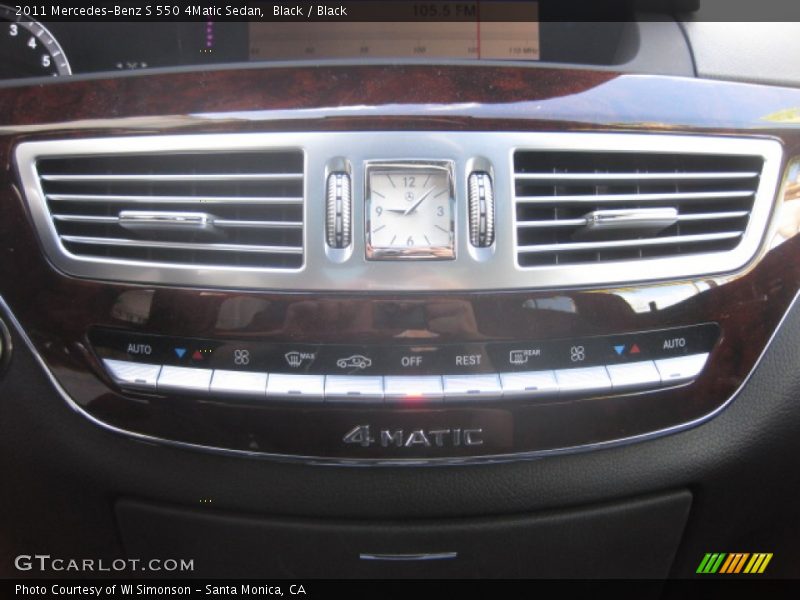 Black / Black 2011 Mercedes-Benz S 550 4Matic Sedan
