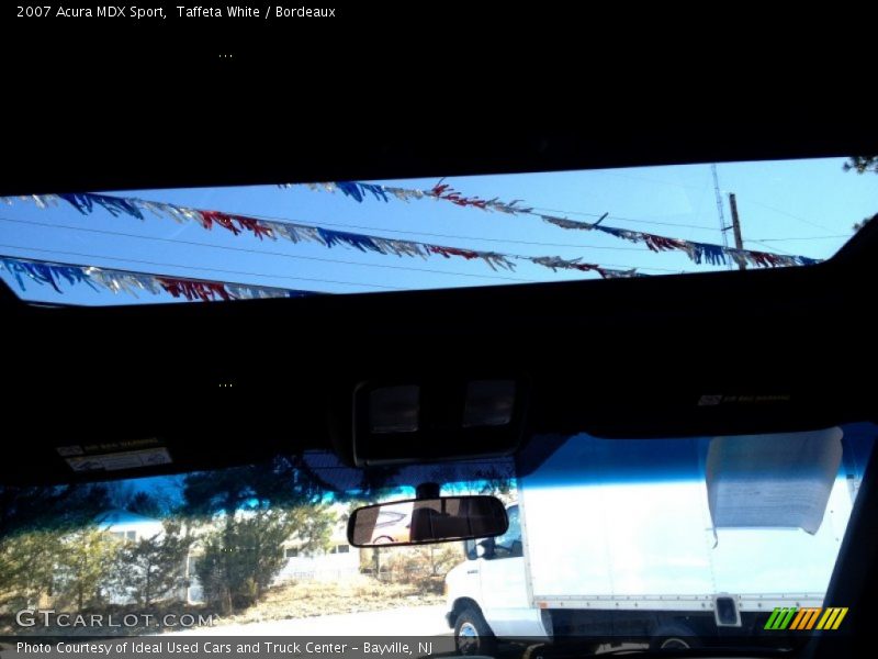 Taffeta White / Bordeaux 2007 Acura MDX Sport