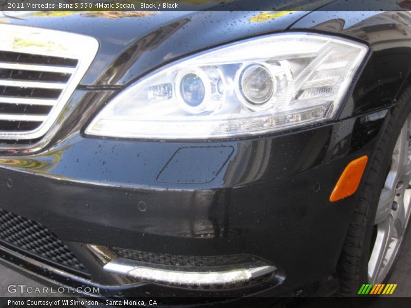 Black / Black 2011 Mercedes-Benz S 550 4Matic Sedan