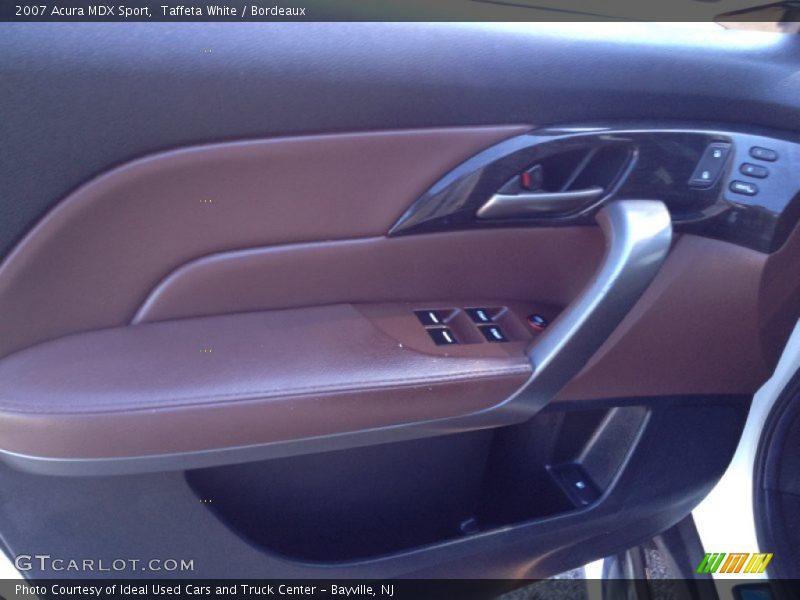 Taffeta White / Bordeaux 2007 Acura MDX Sport