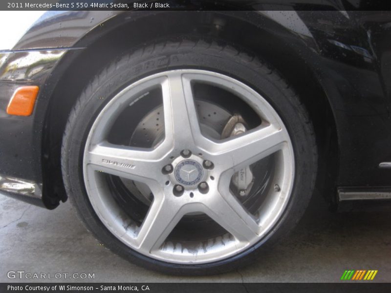 Black / Black 2011 Mercedes-Benz S 550 4Matic Sedan