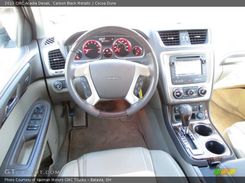 Carbon Black Metallic / Cocoa Dune 2013 GMC Acadia Denali