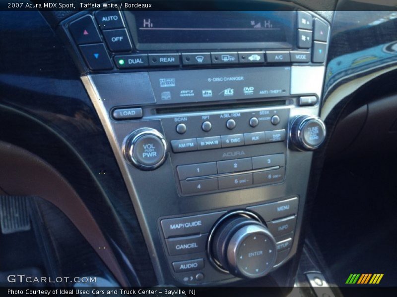 Taffeta White / Bordeaux 2007 Acura MDX Sport