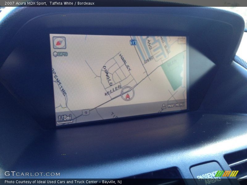 Taffeta White / Bordeaux 2007 Acura MDX Sport