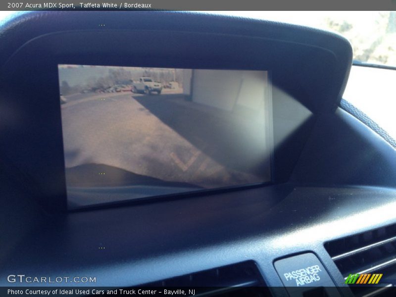 Taffeta White / Bordeaux 2007 Acura MDX Sport