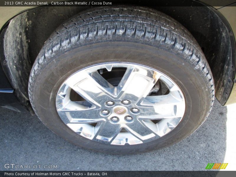 Carbon Black Metallic / Cocoa Dune 2013 GMC Acadia Denali