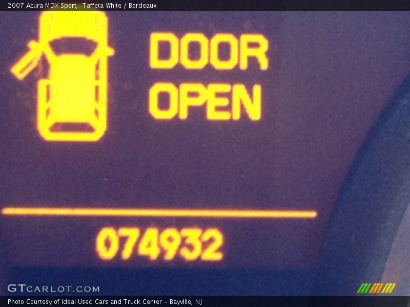 Taffeta White / Bordeaux 2007 Acura MDX Sport