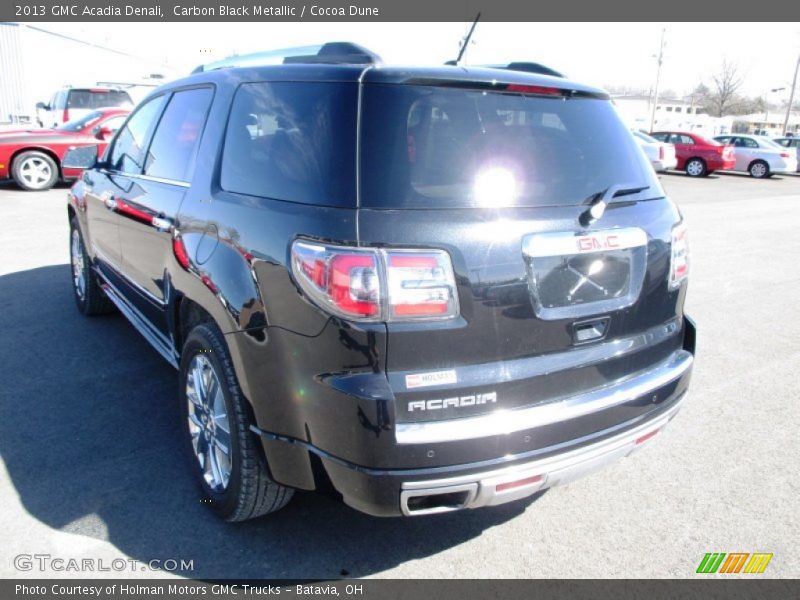 Carbon Black Metallic / Cocoa Dune 2013 GMC Acadia Denali