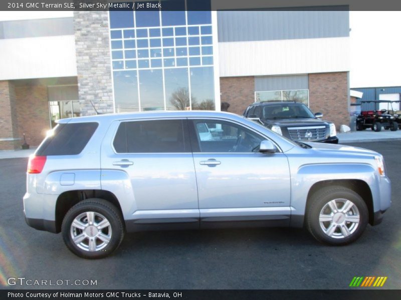 Silver Sky Metallic / Jet Black 2014 GMC Terrain SLE