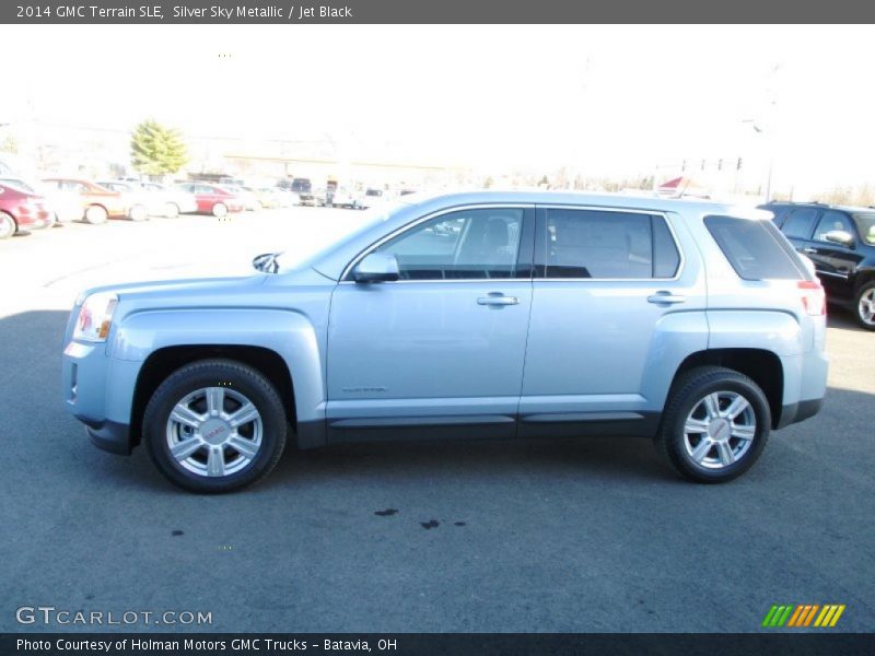 Silver Sky Metallic / Jet Black 2014 GMC Terrain SLE