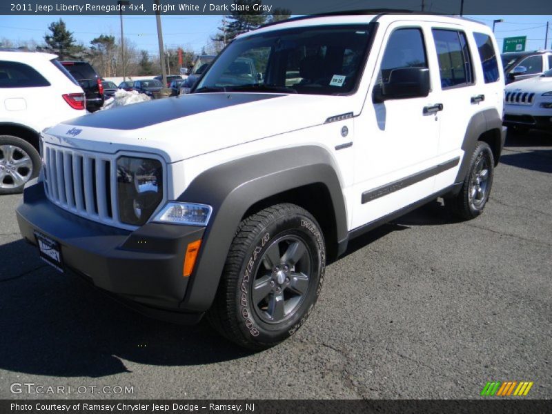 Bright White / Dark Slate Gray 2011 Jeep Liberty Renegade 4x4