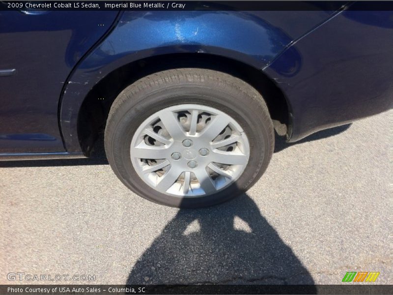 Imperial Blue Metallic / Gray 2009 Chevrolet Cobalt LS Sedan