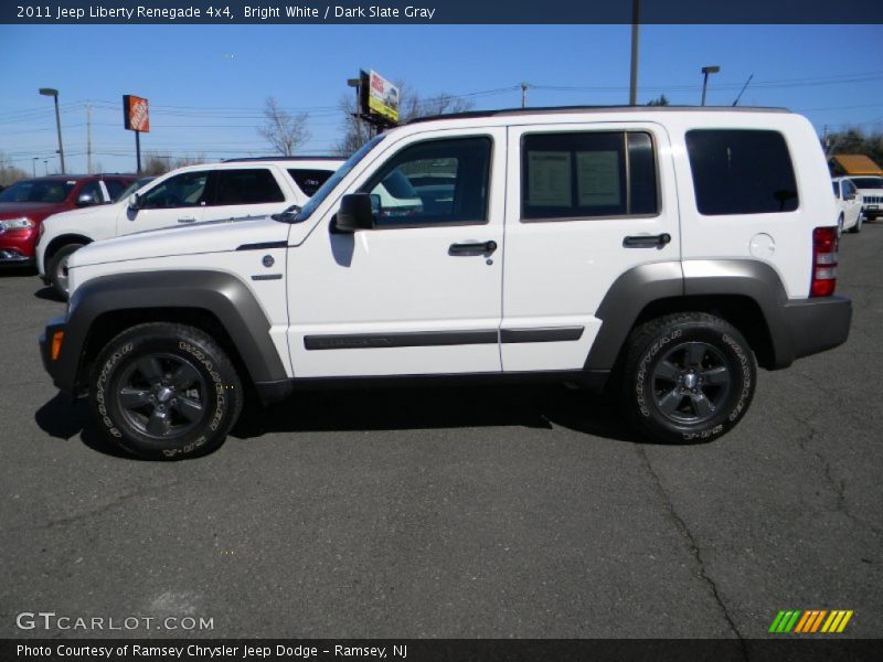 Bright White / Dark Slate Gray 2011 Jeep Liberty Renegade 4x4