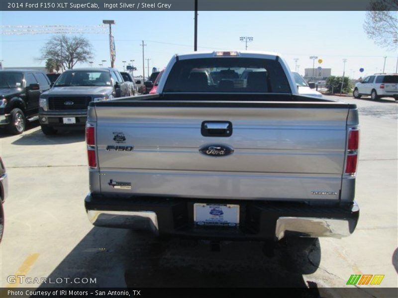 Ingot Silver / Steel Grey 2014 Ford F150 XLT SuperCab