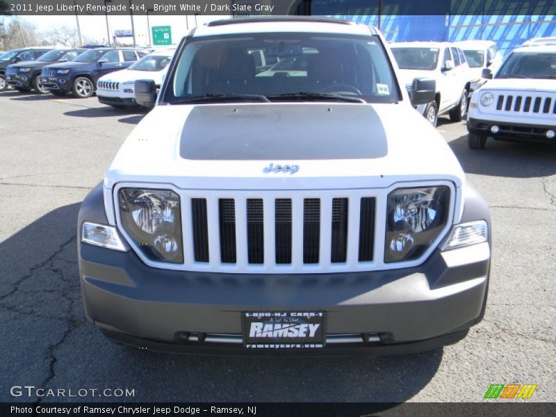 Bright White / Dark Slate Gray 2011 Jeep Liberty Renegade 4x4