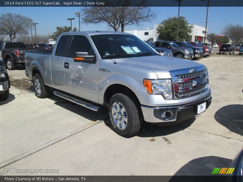 Ingot Silver / Steel Grey 2014 Ford F150 XLT SuperCab