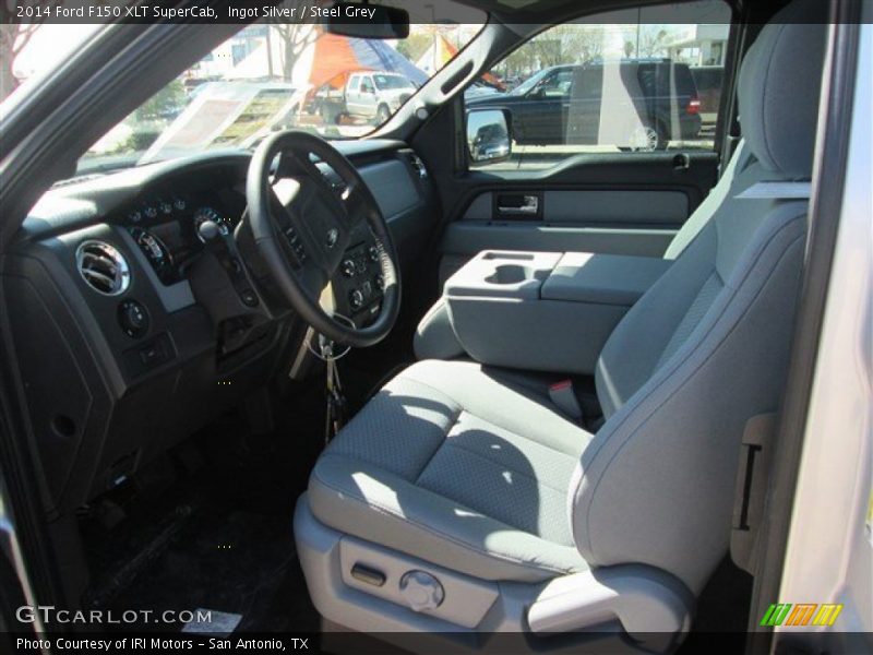 Ingot Silver / Steel Grey 2014 Ford F150 XLT SuperCab