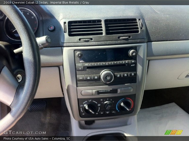 Imperial Blue Metallic / Gray 2009 Chevrolet Cobalt LS Sedan