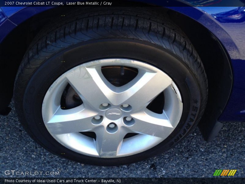Laser Blue Metallic / Gray 2007 Chevrolet Cobalt LT Coupe