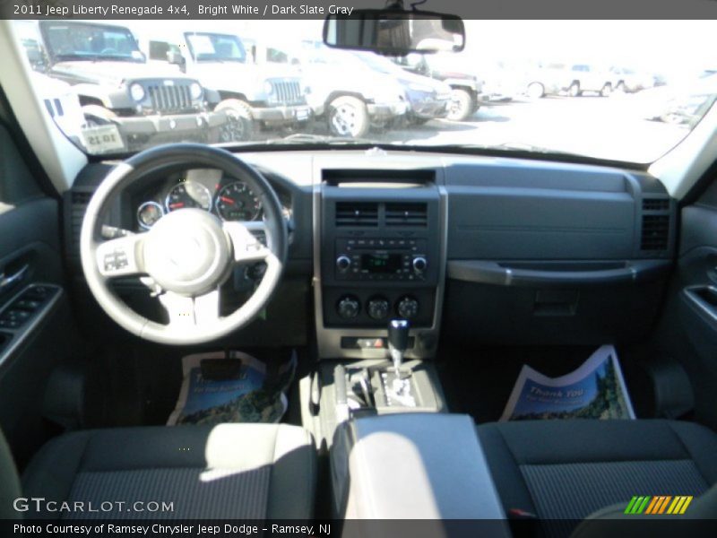 Bright White / Dark Slate Gray 2011 Jeep Liberty Renegade 4x4