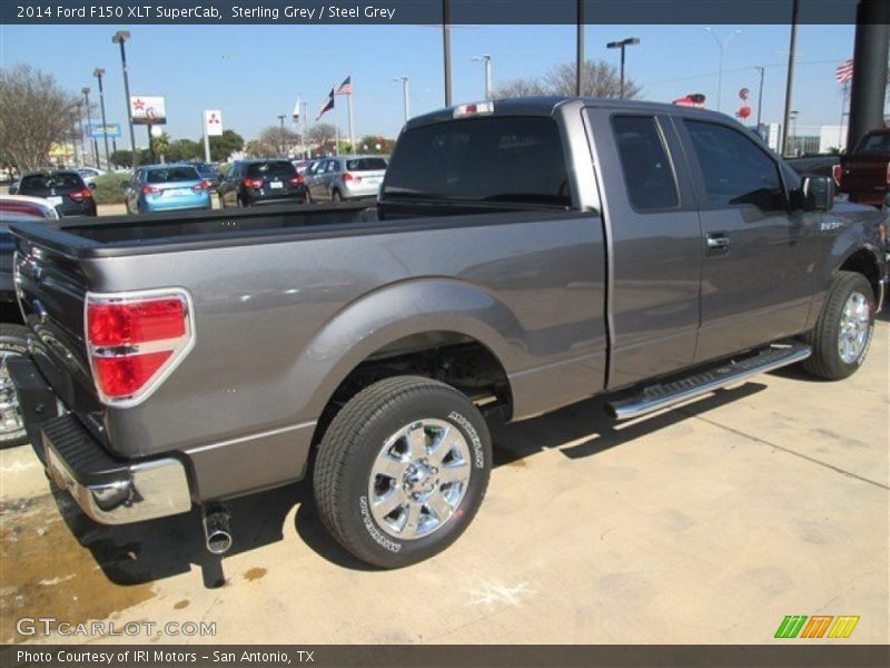 Sterling Grey / Steel Grey 2014 Ford F150 XLT SuperCab