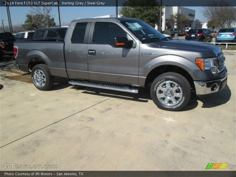 Sterling Grey / Steel Grey 2014 Ford F150 XLT SuperCab