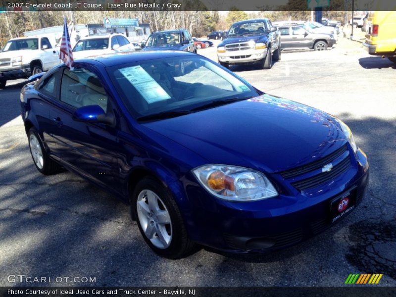 Laser Blue Metallic / Gray 2007 Chevrolet Cobalt LT Coupe