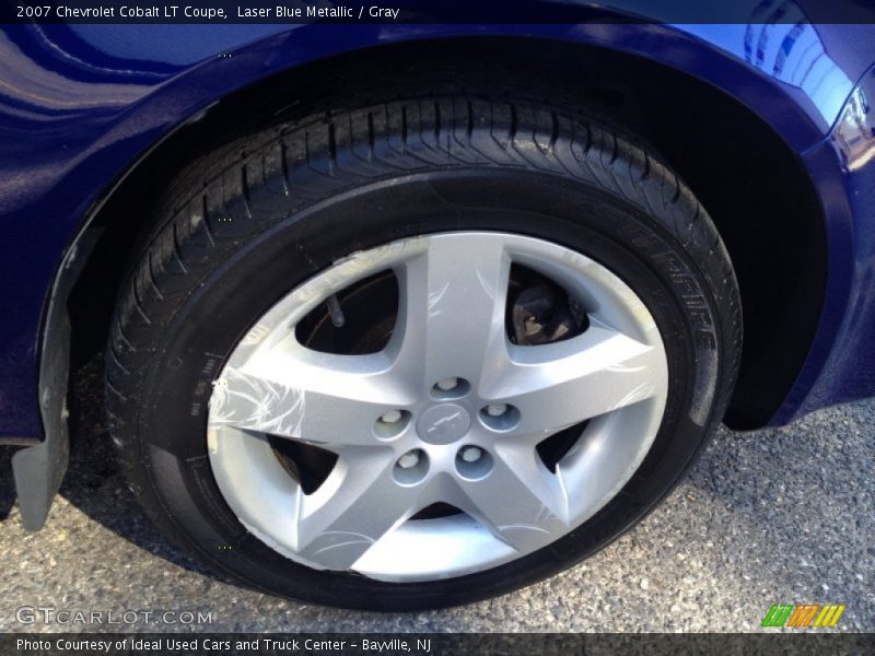 Laser Blue Metallic / Gray 2007 Chevrolet Cobalt LT Coupe