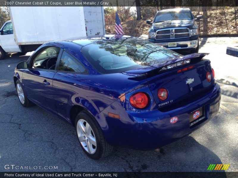 Laser Blue Metallic / Gray 2007 Chevrolet Cobalt LT Coupe