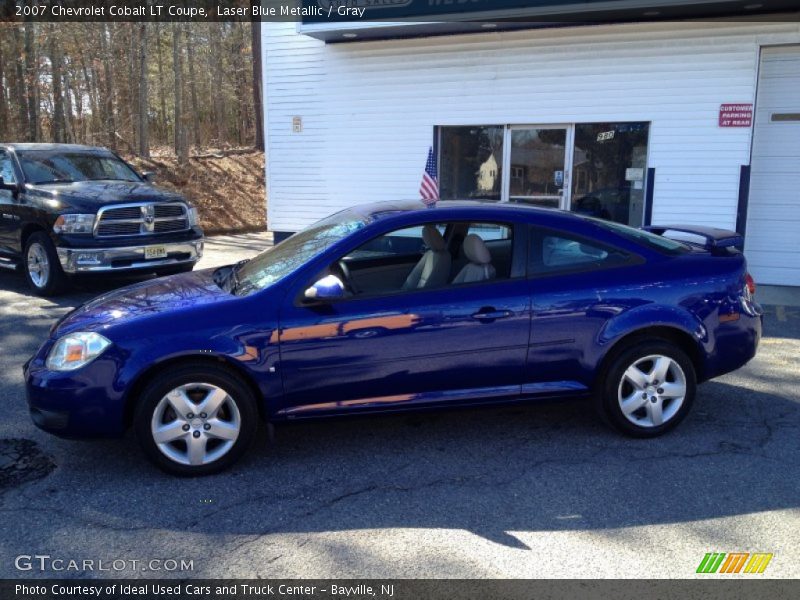 Laser Blue Metallic / Gray 2007 Chevrolet Cobalt LT Coupe