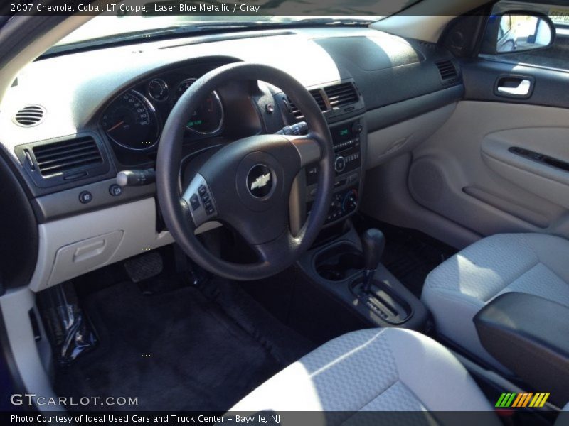 Laser Blue Metallic / Gray 2007 Chevrolet Cobalt LT Coupe