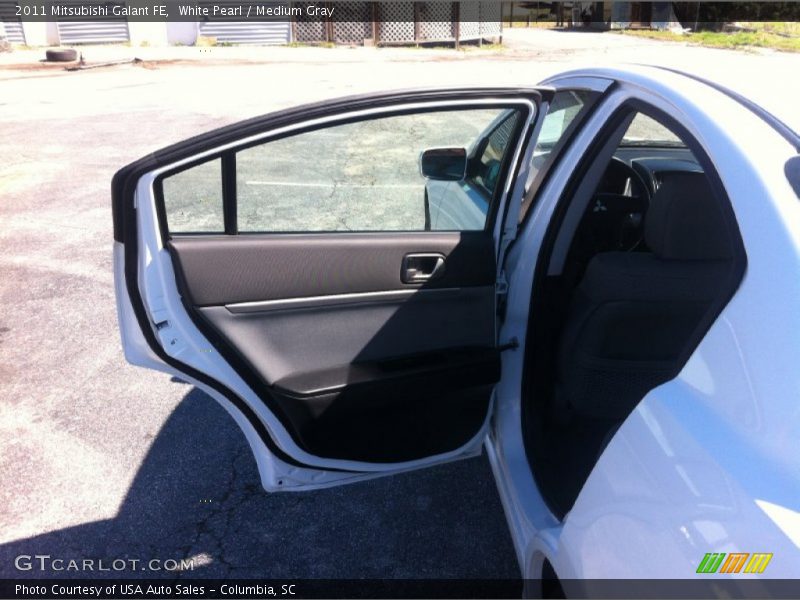 White Pearl / Medium Gray 2011 Mitsubishi Galant FE