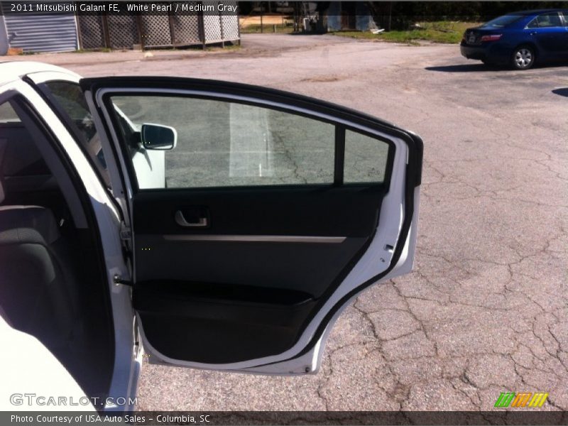 White Pearl / Medium Gray 2011 Mitsubishi Galant FE